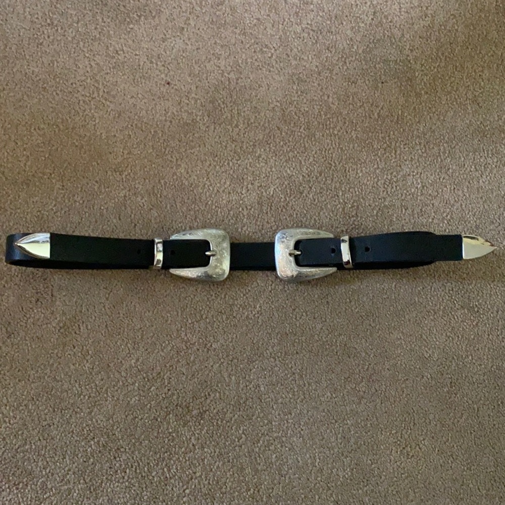 2 bucket trendy black belt